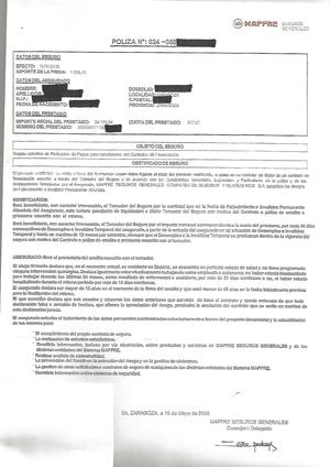 Mapfre y Montoro, Montoro y Mapfre. Pido a ésta “menos chapuzas”, a aquél más inspección fiscal en seguros.  